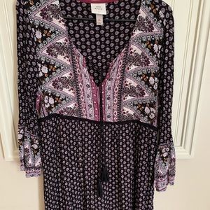 Knox Rose Purple Boho Dress
